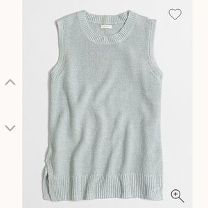 J. Crew Linen Sweater Tank